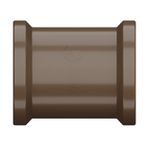 LUVA SOLDÁVEL DN110MM PVC MARRON
