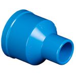Luva Redução PVC azul 75mmx50mm Soldável