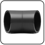 Joelho 45° soldável (PVC-U) - Ø50mm - 