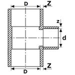 TÊ 90° Soldável (PVC-U) - Ø225mm 