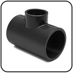 TÊ de Redução soldável (PVC-U) - (75mm x 50mm x 75mm)