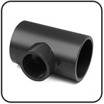 TÊ de Redução soldável (PVC-U) - (75mm x 50mm x 75mm)