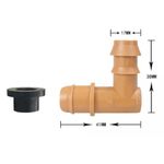 Conector Joelho inicial Ø17mm com chula 