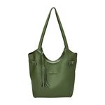 Bolsa Sacola Helena Grande Super Espaçosa Verde Musgo