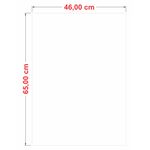 Cartaz Duplex Branco 46x44 cm