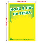 Cartaz hoje é dia de feira 46x65
