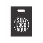 Sacola plástica preta