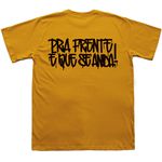 Camiseta SAGA Graffiti com Café - Mostarda