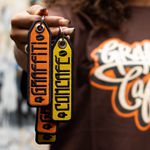 Chaveiro Graffiti com Café - Laranja