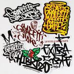 Pack de Stickers COLLECTION Graffiti com Café - 6 unid.