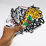 Pack de Stickers COLLECTION Graffiti com Café - 6 unid.