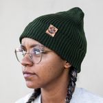 Gorro Graffiti com Café - Verde