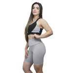 Conjunto Short Liso e top Névoa