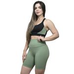 Conjunto Short liso e top Malva