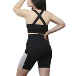 CONJUNTO SHORT/C BOLSO E TOP NEVOA