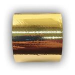 Fita Foil Hotstamping Dourada Metlizada 10cm 