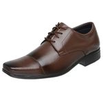 Sapato Masculino Social Capuccino com cadarço Linha Clássica 