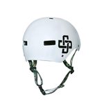 CAPACETE BRANCO FOSCO FITA CAMUFLADA IRON PROFISSIONAL