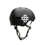 CAPACETE PRETO FOSCO FITA CAMUFLADA IRON PROFISSIONAL