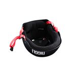 CAPACETE PRETO FOSCO FITA VERMELHA IRON PROFISSIONAL