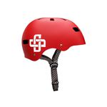 CAPACETE VERMELHO FOSCO IRON PROFISSIONAL