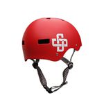 CAPACETE VERMELHO FOSCO IRON PROFISSIONAL
