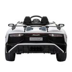 Carrinho Elétrico Lamborghini Aventador Branco 12v