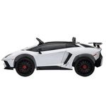 Carrinho Elétrico Lamborghini Aventador Branco 12v