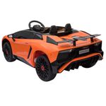 Carrinho Elétrico Lamborghini Aventador Laranja 12v