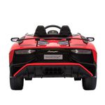 Carrinho Elétrico Lamborghini Aventador Vermelho 12v