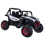 Carrinho Elétrico Mini Buggy Mercedez Branco 24v