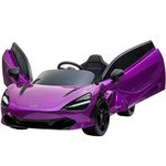 Carrinho Elétrico McLaren 720S Roxa 12v