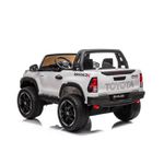 Carrinho Elétrico Infantil Toyota Hilux 24v Branco
