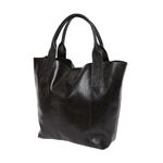 Bolsa Sacola Couro Griffazzi Preta