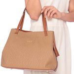 Bolsa de Camurça Texturizada Griffazzi Marrom