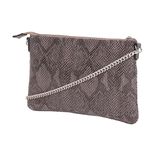 Bolsa Clutch Transversal em Couro Griffazzi Preto