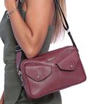 Bolsa de Couro Griffazzi Bordô