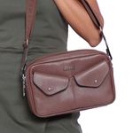 Bolsa de Couro Griffazzi Marrom