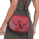 Bolsa de Couro Griffazzi Vermelha