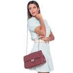 Bolsa de Couro Griffazzi Bordô