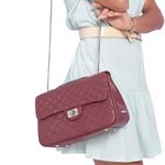 Bolsa de Couro Griffazzi Bordô