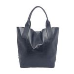 Bolsa Sacola Couro Griffazzi Azul