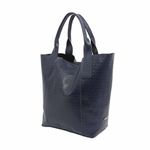 Bolsa Sacola Couro Griffazzi Azul
