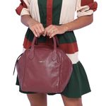 Bolsa de Couro Griffazzi Bordô