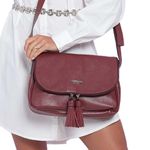 Bolsa de Couro Griffazzi Bordô