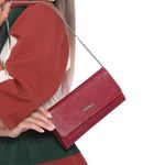 Clutch de Couro Griffazzi Vermelha