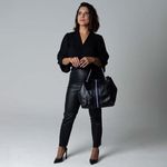 Bolsa de Couro Griffazzi Preta