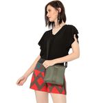 Bolsa de Couro Griffazzi Verde Militar