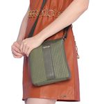 Bolsa de Couro Griffazzi Verde Militar