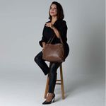 Bolsa de Couro Griffazzi Marrom